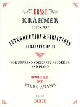 Kraehmer, E: Introduction + Variations op 23