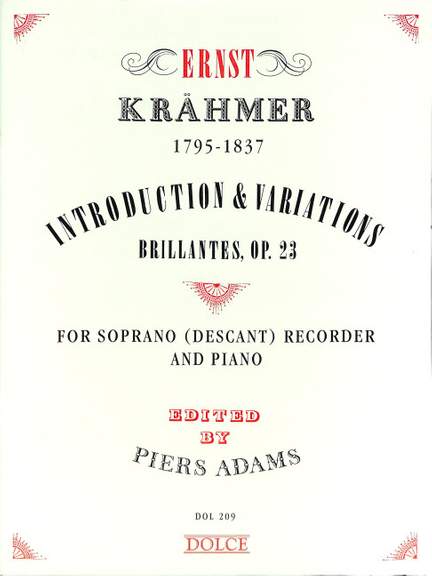 Kraehmer, E: Introduction + Variations op 23