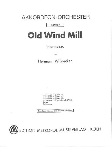 Willnecker, H: Old wind mill