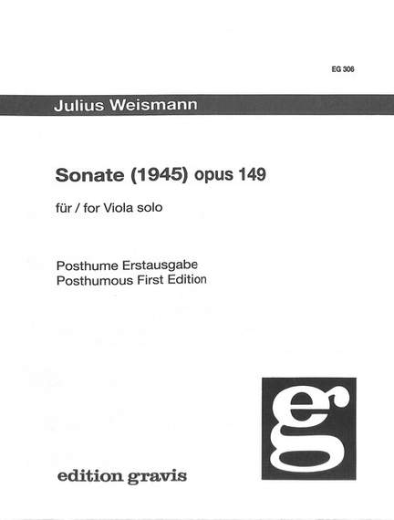 Weismann, J: Sonate op 149