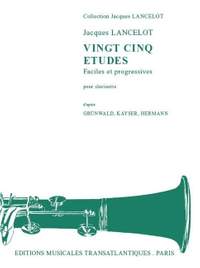Lancelot, J: 25 Etudes faciles et progressiv