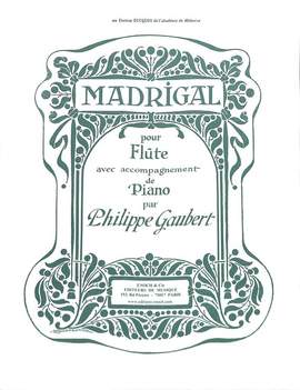 Gaubert, P: Madrigal