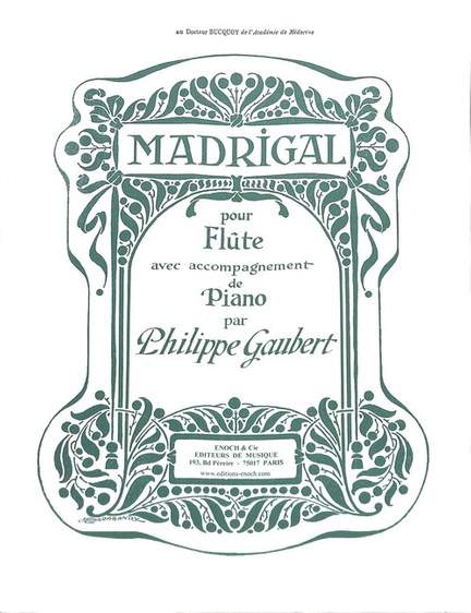 Gaubert, P: Madrigal
