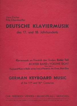 Klaviermusik um Friedrich den Grossen 8