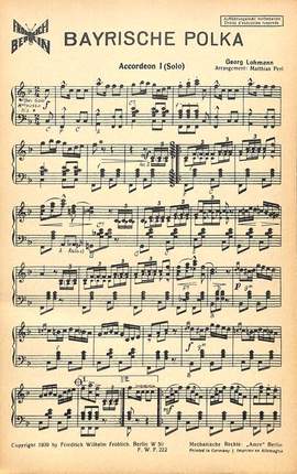 Lohmann, G: Bayrische Polka