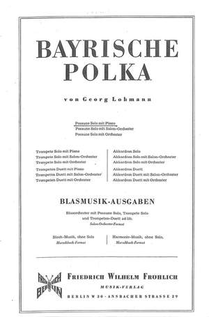 Lohmann, G: Bayrische Polka