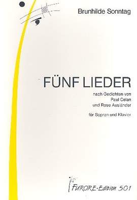 Sonntag, B: 5 Lieder