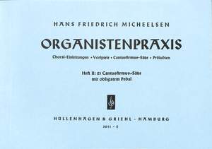 Micheelsen, H F: Organistenpraxis 2 - 21 cantus firmus