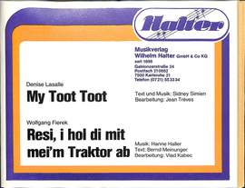 Lasalle, D: My toot toot / Resi i hol di mit mei'm Traktor ab