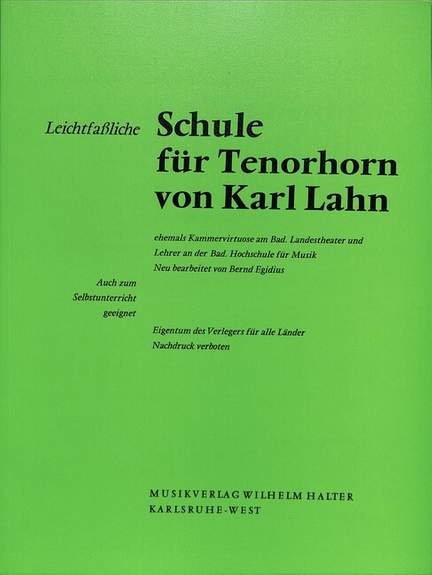 Lahn, K: Tenorhornschule