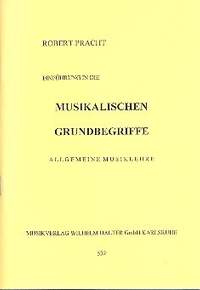 Pracht, R: Einführung in die musikalischen Grundbegriffe