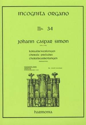 Simon, J C: Choralbearbeitungen