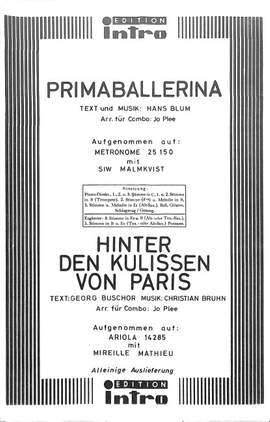 Bruhn, C: Hinter den Kulissen von Paris