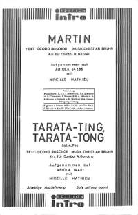 Mathieu, M: Martin + tarata ting tarata tong