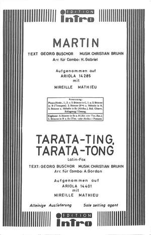 Mathieu, M: Martin + tarata ting tarata tong