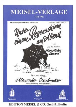 Steinbrecher, A: Unter einem Regenschirm am Abend