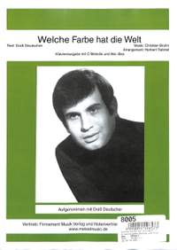 Deutscher, D: Welche Farbe hat die Welt