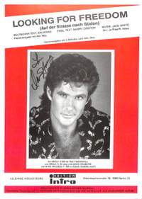 Hasselhoff, D: Looking for freedom