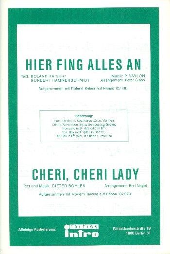 Modern Talking: Cheri cheri lady