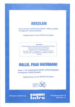 Wildecker, H: Hallo Frau Nachbarin