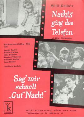 Kollo, W: Nachts ging das Telefon
