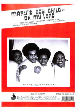 Boney, M: Mary's boy child