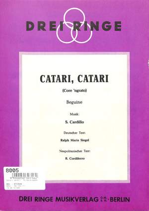 CARDILLO, S: Catari catari