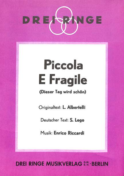 Riccardi, E: Piccola e fragile