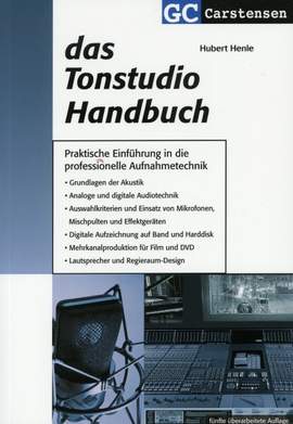 Henle, H: Das Tonstudio Handbuch