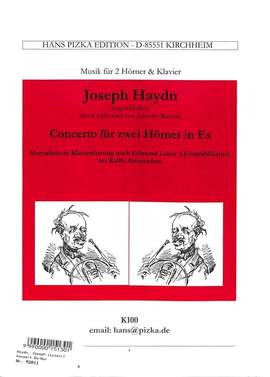 Haydn, J: Concerto für zwei Hörner in Es-Dur