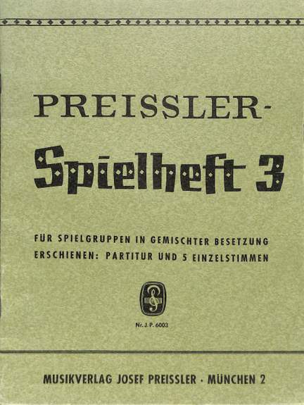 Preissler Spielheft 3
