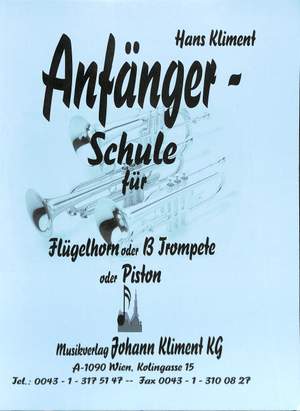 Kliment, H: Anfängerschule Trompete