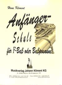 Kliment, H: Anfängerschule F Bass