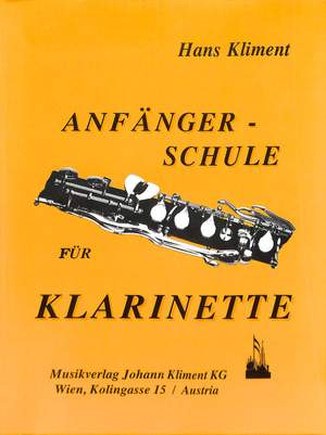 Kliment, H: Anfängerschule Klarinette