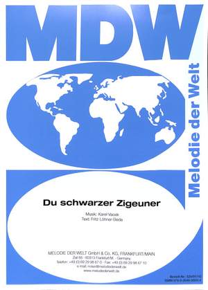 Vacek, K: Du schwarzer Zigeuner