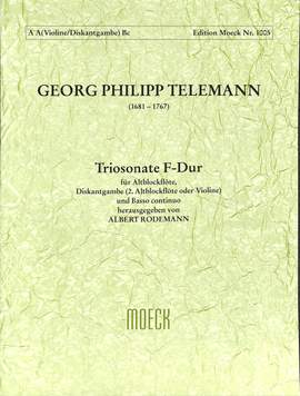 Telemann, G P: Triosonate F-Dur TWV 42:F6