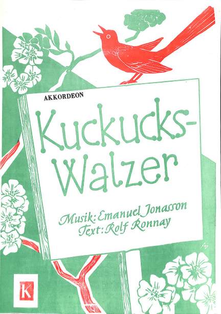 Jonasson, J E: Kuckuckswalzer