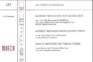 Oberborbeck, F: Schöne Menuette aus alter Zeit