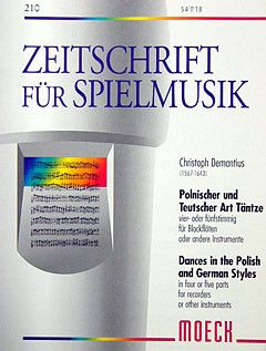 Demantius, C: Polnische + Teutscher Art Täntze