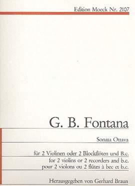 Fontana, G B: Sonate ottava