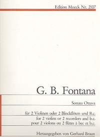 Fontana, G B: Sonate ottava