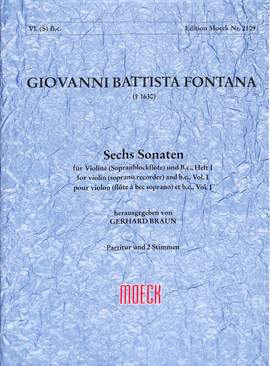 Fontana, G B: 6 Sonaten 1