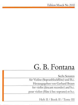 Fontana, G B: 6 Sonaten 2