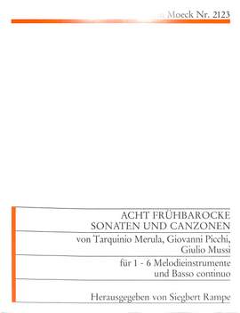 8 frühbarocke Sonaten und Canzonen