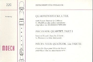 Werdin, E: Quartettstücke 1
