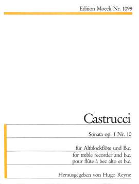 Castrucci, P: Sonate d-moll op 1/10