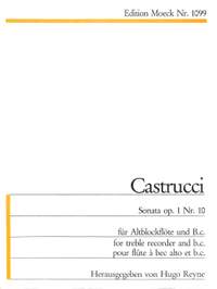 Castrucci, P: Sonate d-moll op 1/10