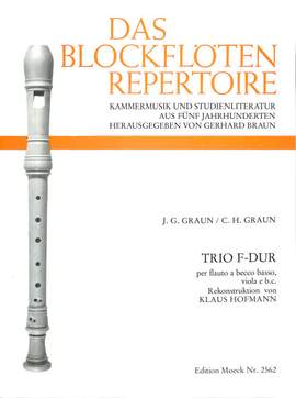 Graun, C H: Trio F-Dur F major