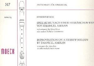 Irnich, H: Spielmusik nach einer hebräischen Melodie