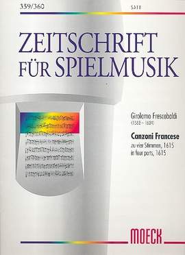 Frescobaldi, G: Canzoni francese